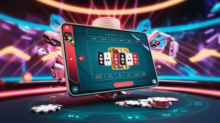 Live casino table with multiple game options visible